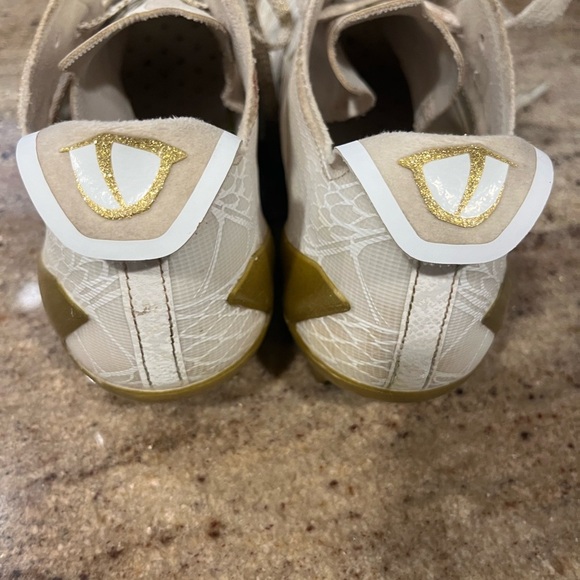 Adidas Adizero Electric Speed Exotic White and Gold Football Cleats Men Size 8.5 - Picture 5 of 5